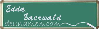 Edda Baerwald Visitenkarte